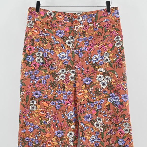 Anthropologie Floral Ankle Pants - Multicolor - Picture 9 of 13
